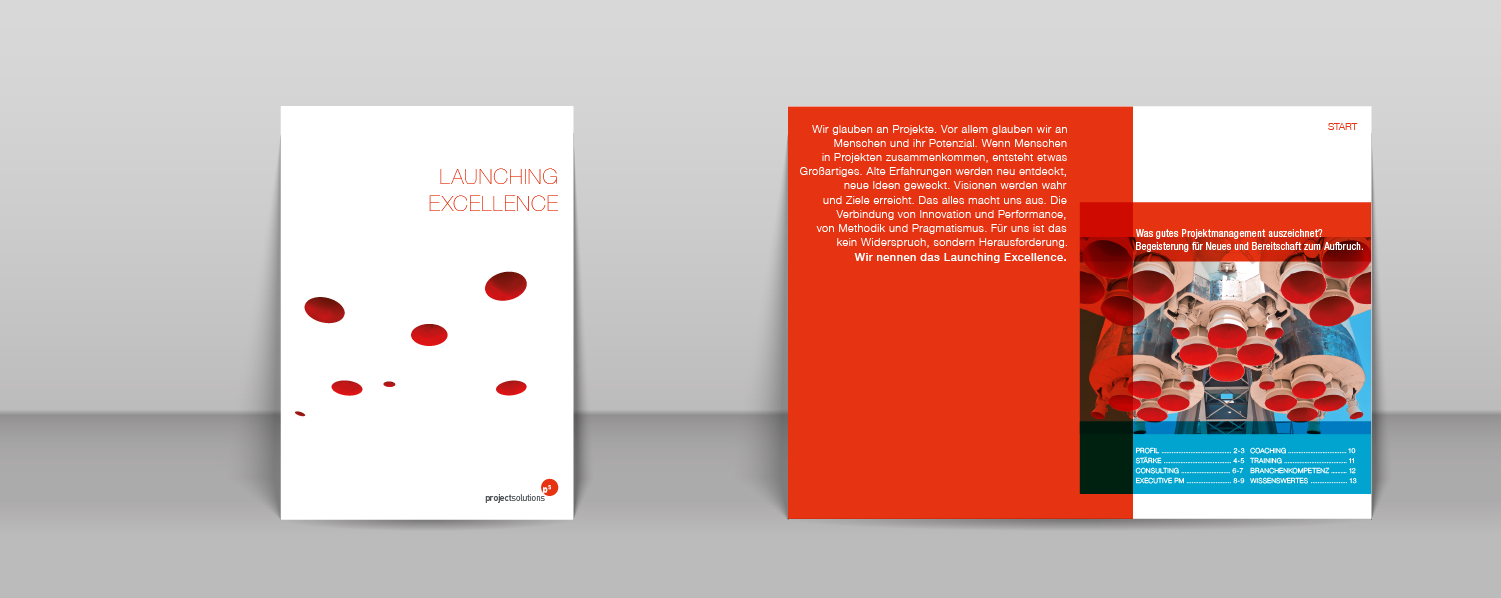 Markenentwicklung und Corporate Design für Project Solutions