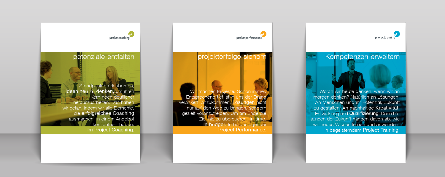 Markenentwicklung und Corporate Design für Project Solutions